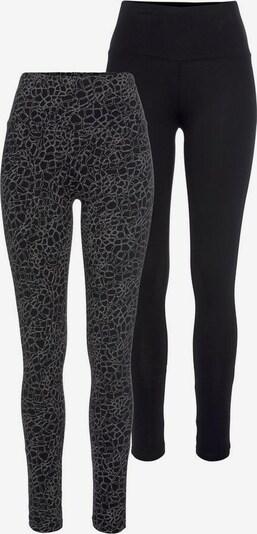 H.I.S Leggings en gris / noir, Vue avec produit