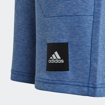 ADIDAS PERFORMANCE Regular Sportbroek in Blauw: voorkant