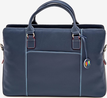 mywalit Document Bag in Blue: front