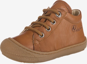 NATURINO First-Step Shoes 'Mini' in Brown: front