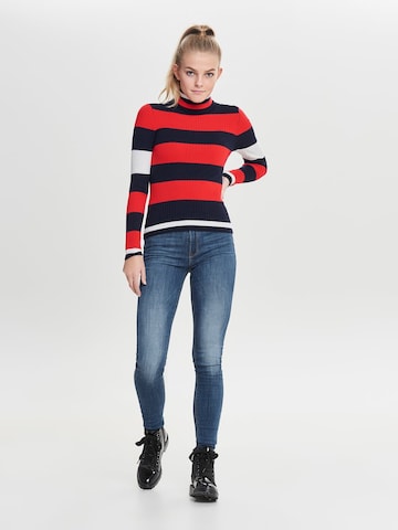 Pull-over 'Karol' ONLY en rouge