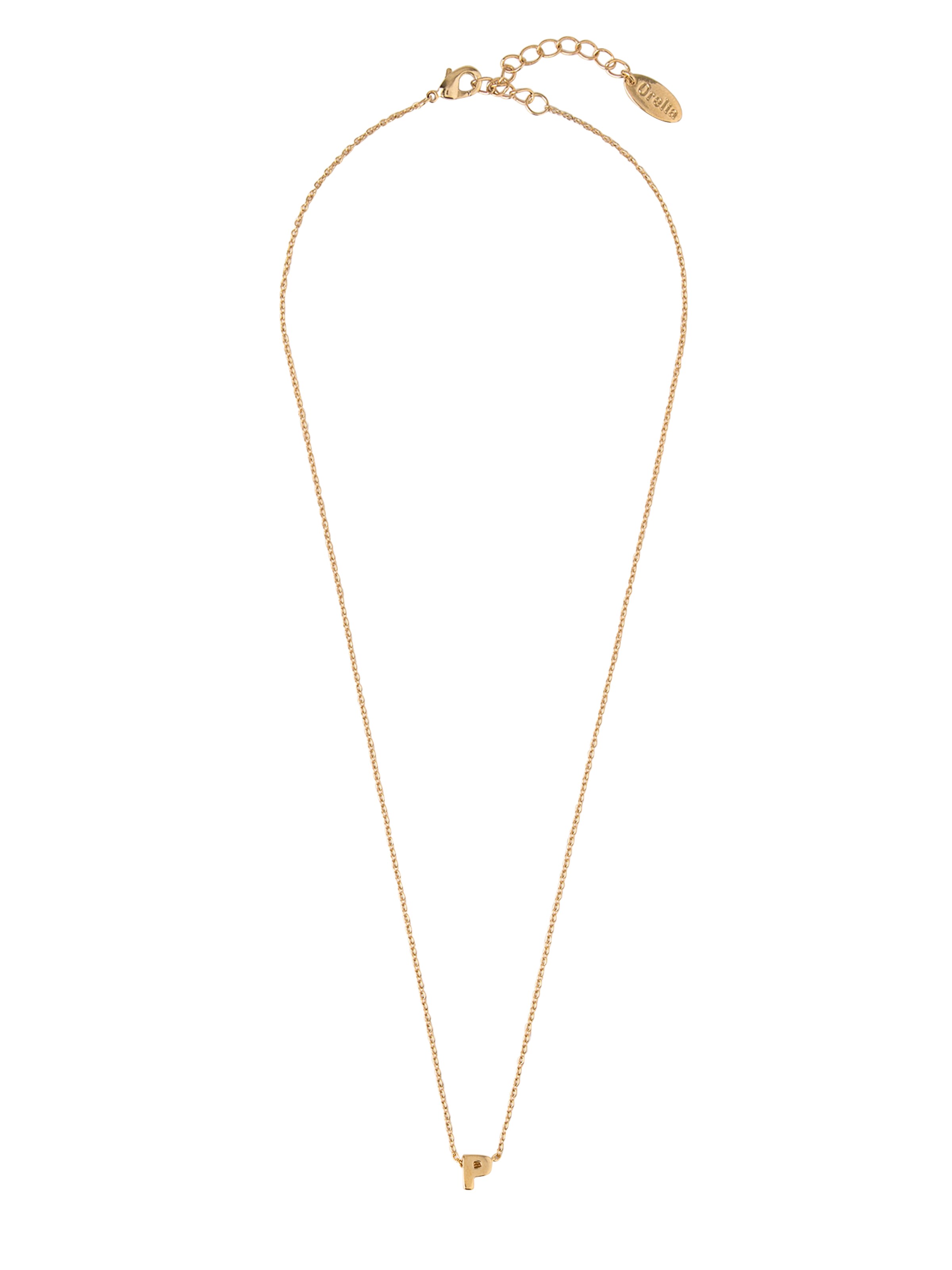 Orelia - Ketting 'GP Initial Mint NL' in de kleur Goud