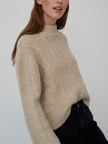LeGer by Lena Gercke Pullover 'Arina' in Beige: Vorderseite