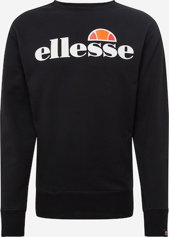 ELLESSE Regular fit Sweatshirt 'Succiso' in Zwart: voorkant