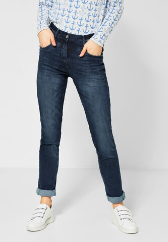 CECIL Slimfit Jeans in Blau: predná strana