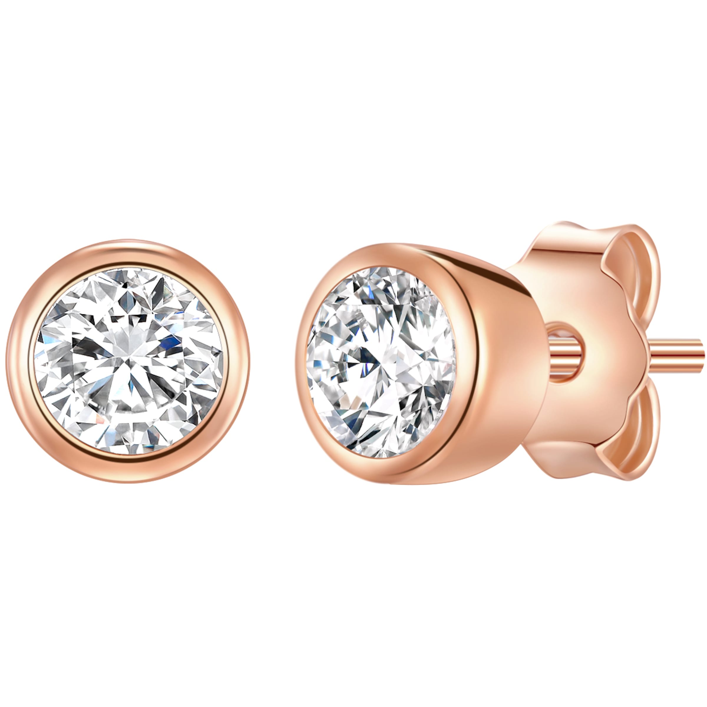 Boucles d'oreilles Rafaela Donata en or : devant