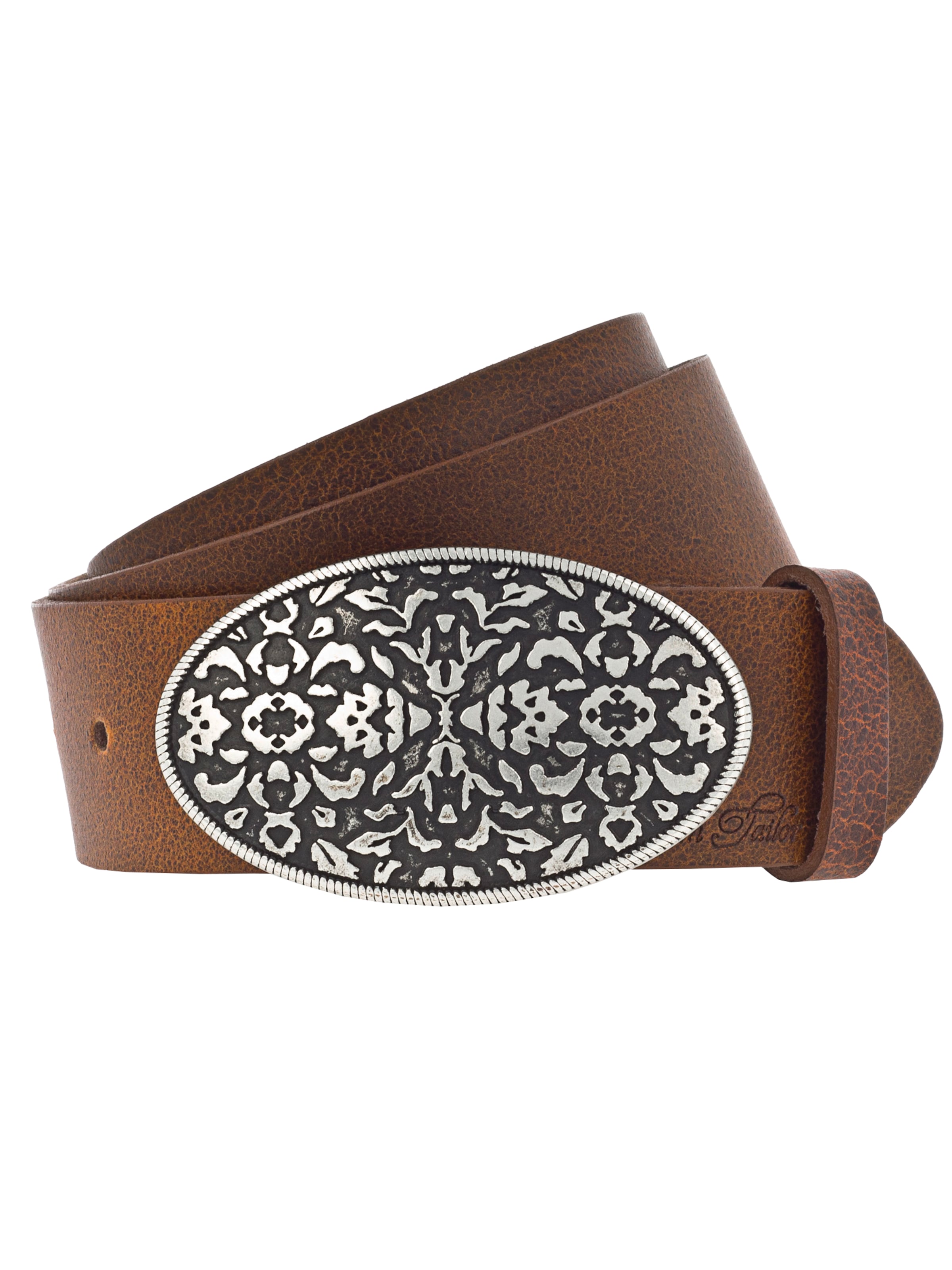 TOM TAILOR - Riem in de kleur Cognac