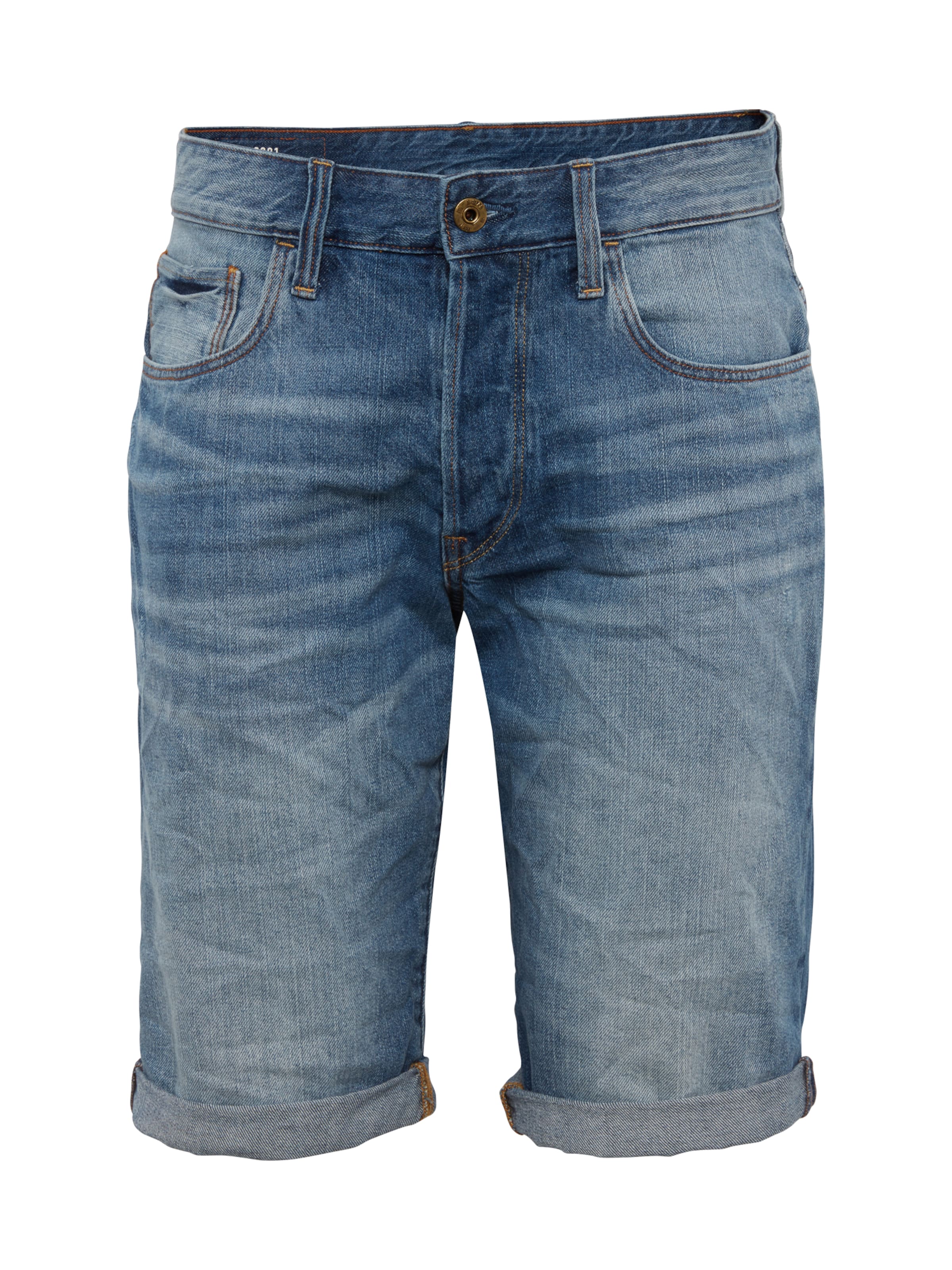 G-STAR Regular Shorts in Blau: Vorderseite