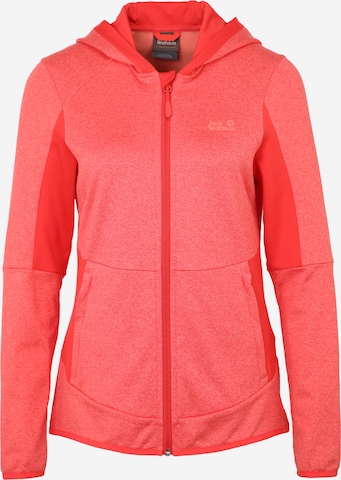 JACK WOLFSKIN Outdoorjas 'Sutherland' in Rood: voorkant