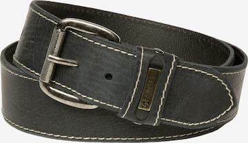 CAMP DAVID Belt in Black: front