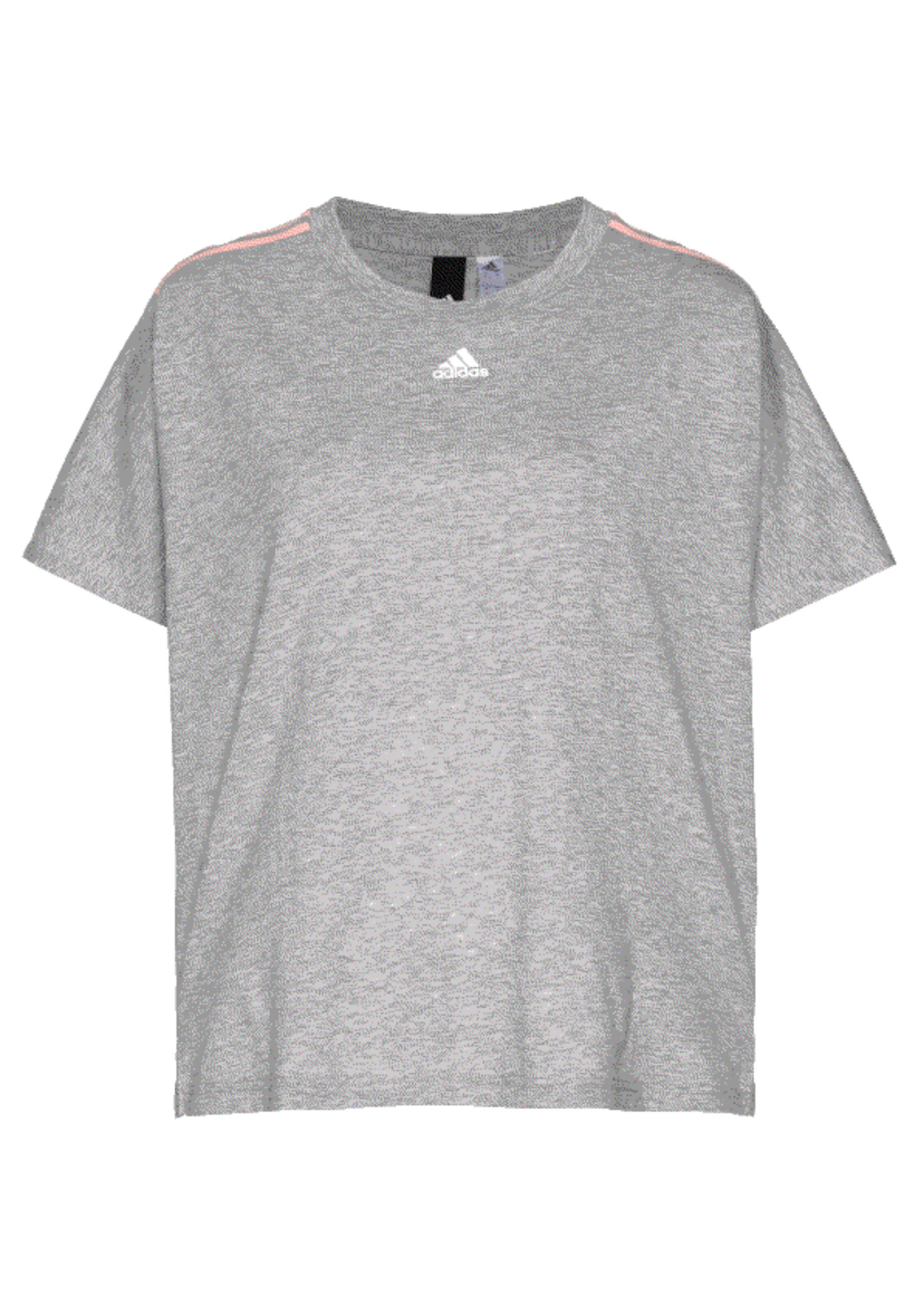 ADIDAS PERFORMANCE - T-Shirt 'OSR 3 Stripes Tee' in grau