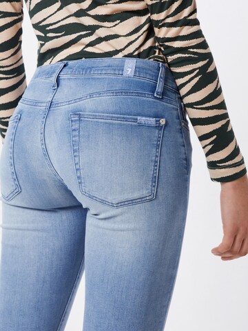 7 for all mankind - Skinny Calças de ganga 'THE SKINNY CROP BAIR MIRAGE' em azul