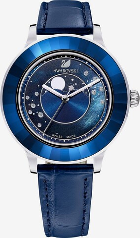 Swarovski Uhr in Blau: predná strana