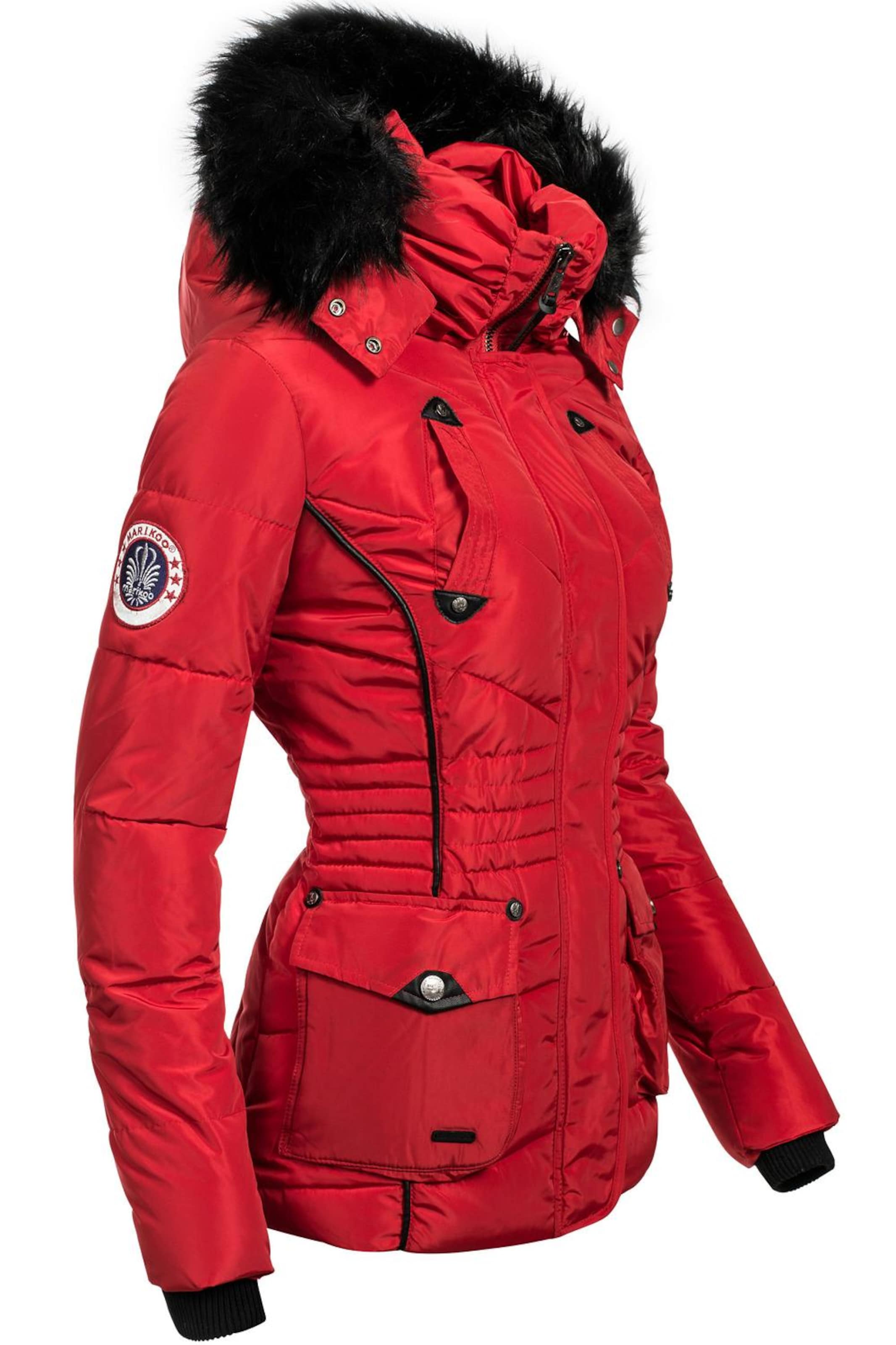 MARIKOO Winterjacke 'Vanilla' in Rot