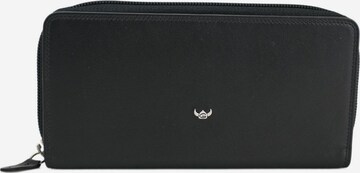 GOLDEN HEAD Wallet 'Polo' in Black: front