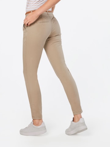 VERO MODA Slimfit Nadrág - bézs: hátul