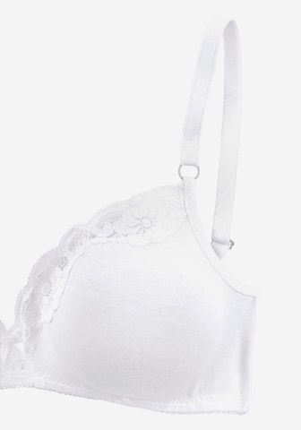 PETITE FLEUR T-shirt Bra in White