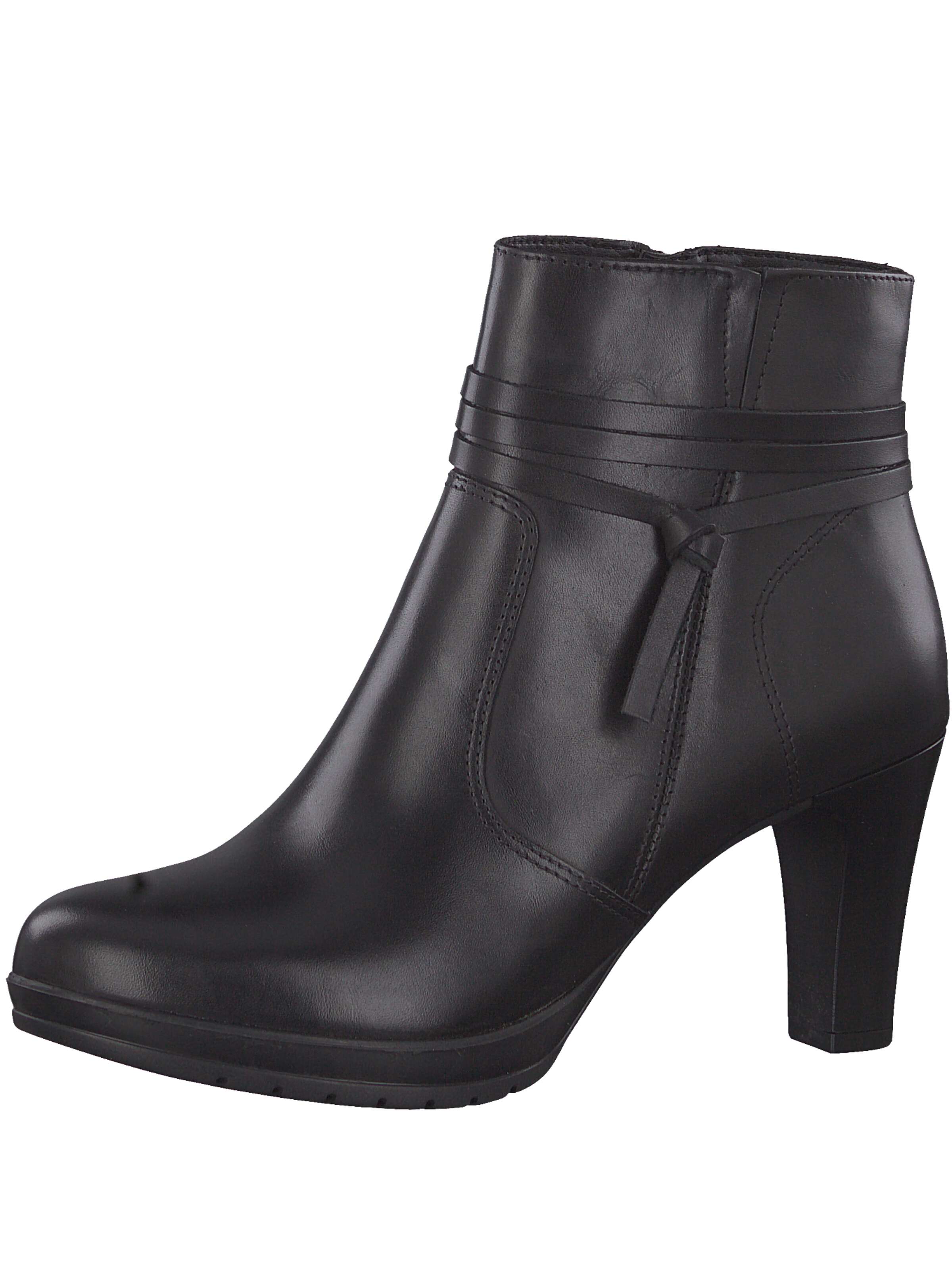 TAMARIS - Enkellaarsjes in de kleur Zwart