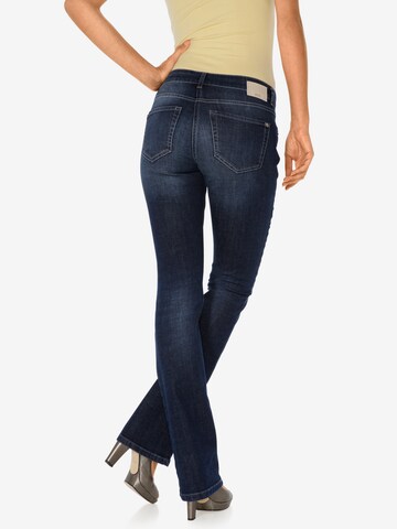 MAC Bootcut Jeans CARRIE in Blau