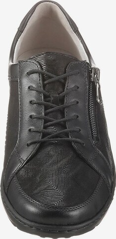 WALDLÄUFER Athletic Lace-Up Shoes in Black