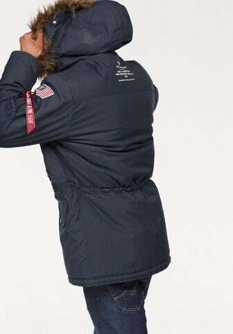 Parka invernale 'Polar' di ALPHA INDUSTRIES in blu