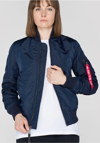 ALPHA INDUSTRIES Prehodna jakna | modra barva