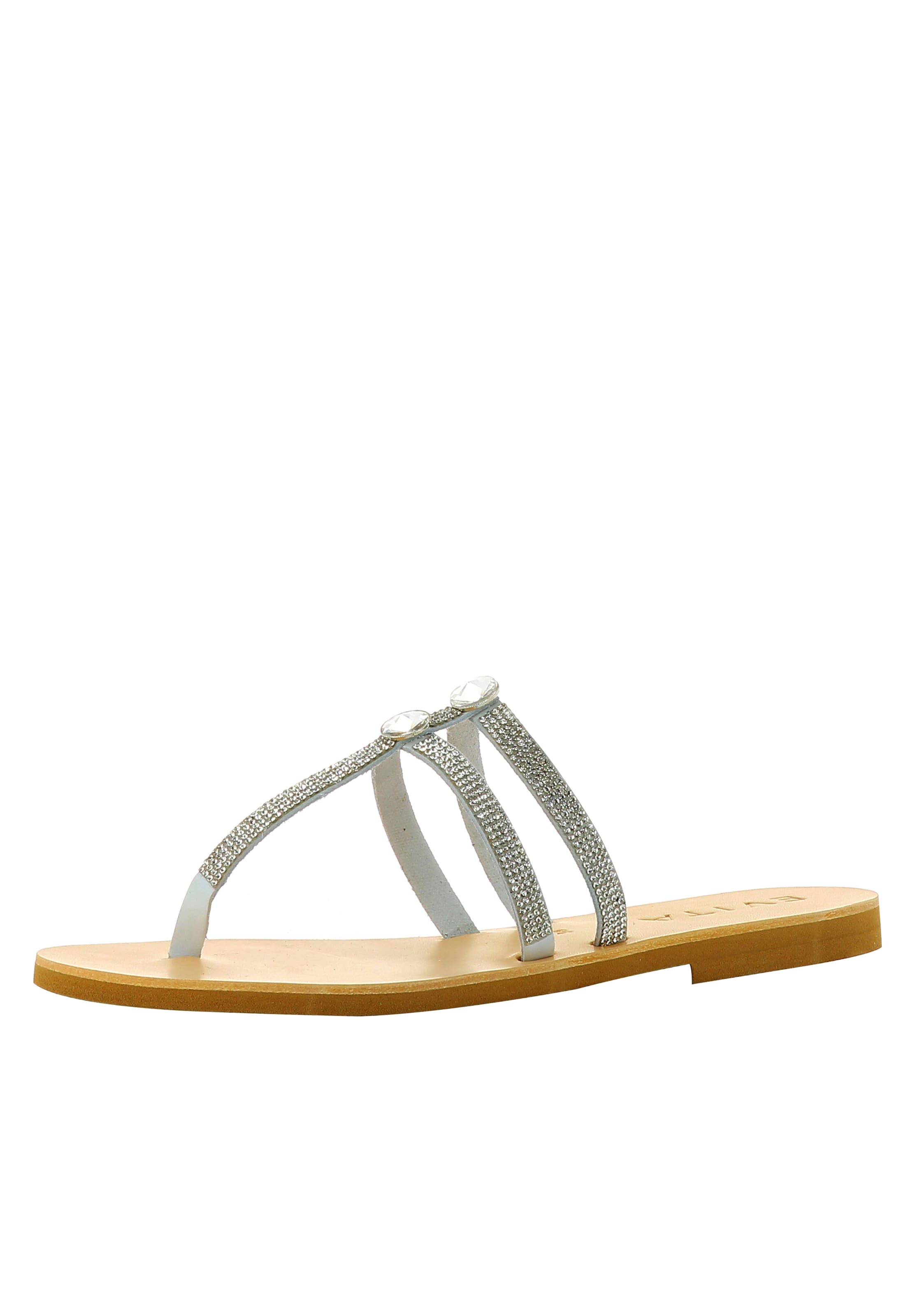 EVITA Sandale in Grau: Vorderseite