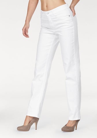 MAC Loose fit Jeans 'Stella' in White: front