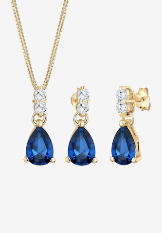 ELLI PREMIUM Schmuckset 'Vintage' in Blau