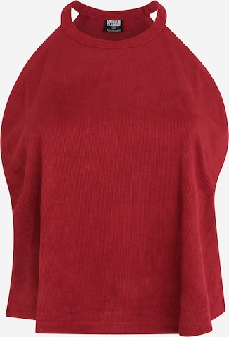 Urban Classics Top in Rood: voorkant