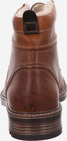 Longo Lace-Up Boots in Brown