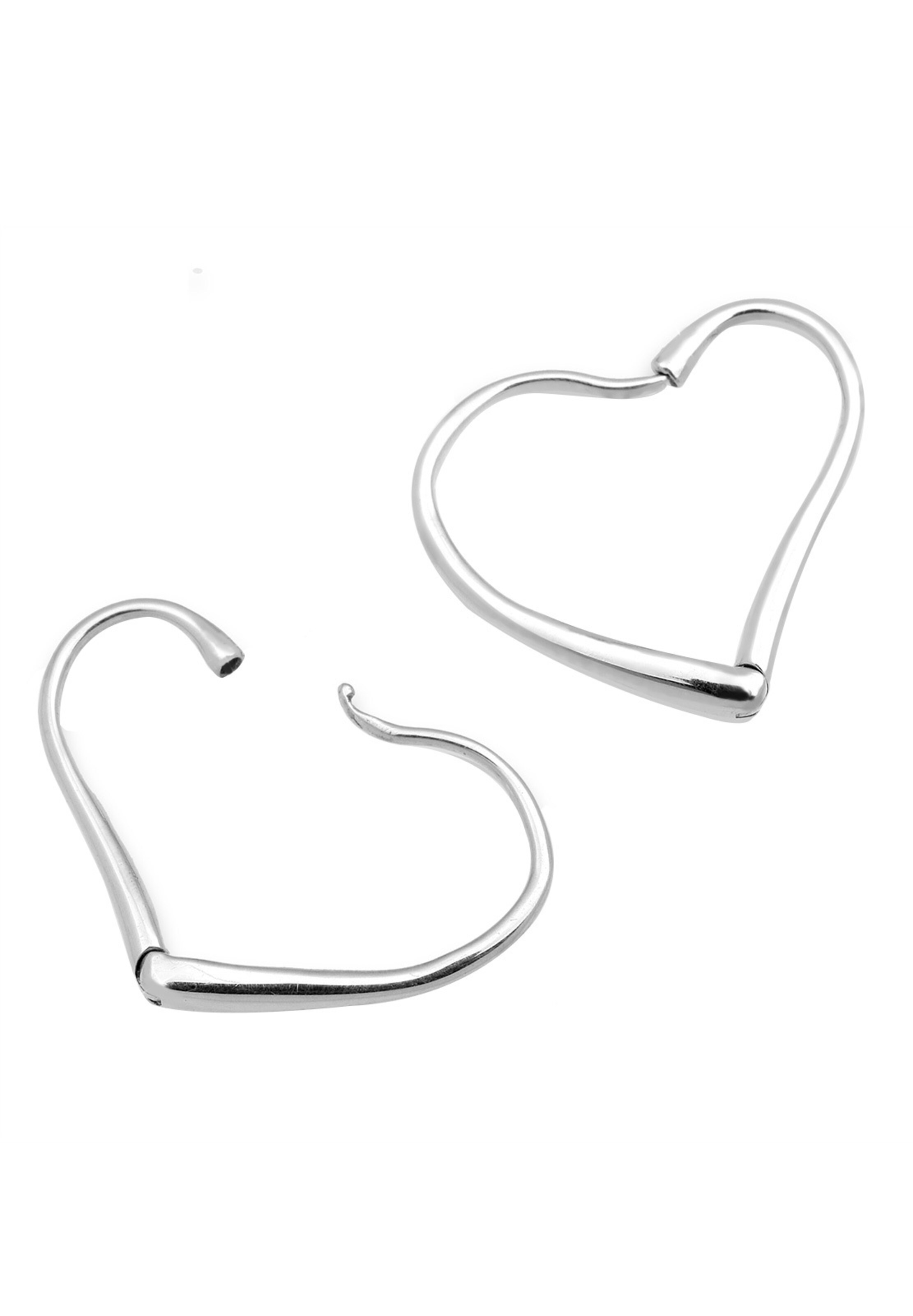 ELLI Earrings 'Herz' in Silver
