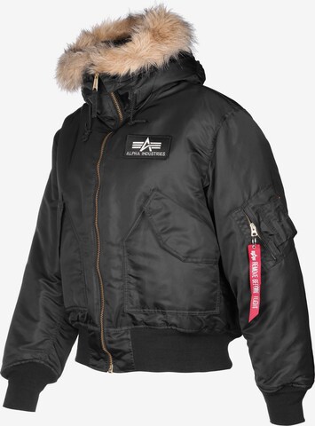 ALPHA INDUSTRIES Winterjas in Zwart