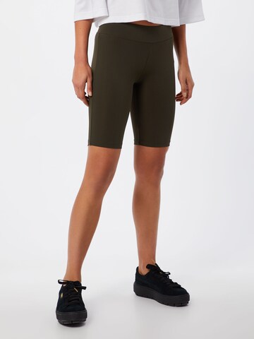 Urban Classics Skinny Leggingsit värissä vihreä: etupuoli