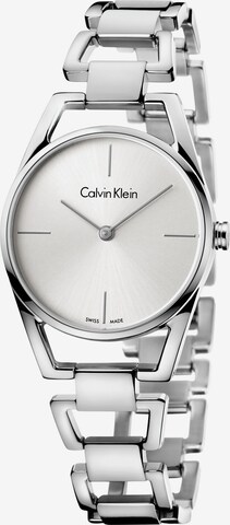 Calvin Klein Analoog horloge in Zilver: voorkant