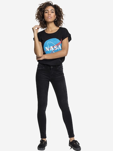 Merchcode Shirt 'Nasa Insignia' in Zwart