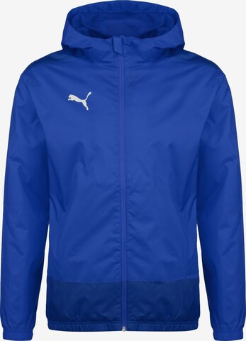 PUMA Athletic Jacket 'TeamGoal' in Blue: front
