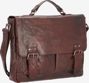 Pride and Soul Document Bag 'Baggie' in Brown