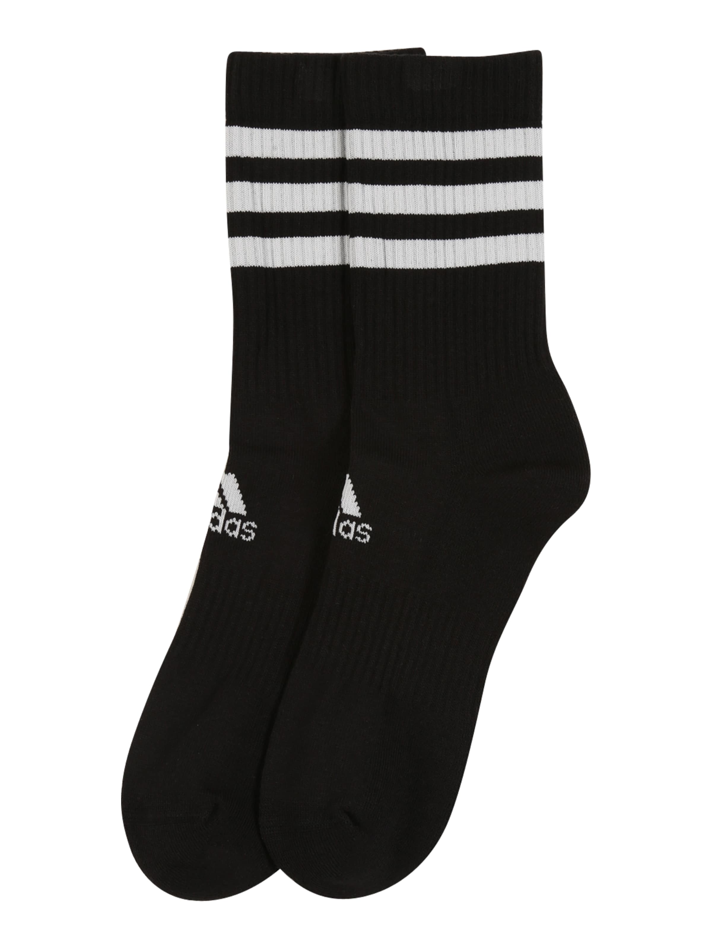 Șosete sport de la ADIDAS SPORTSWEAR pe negru: față