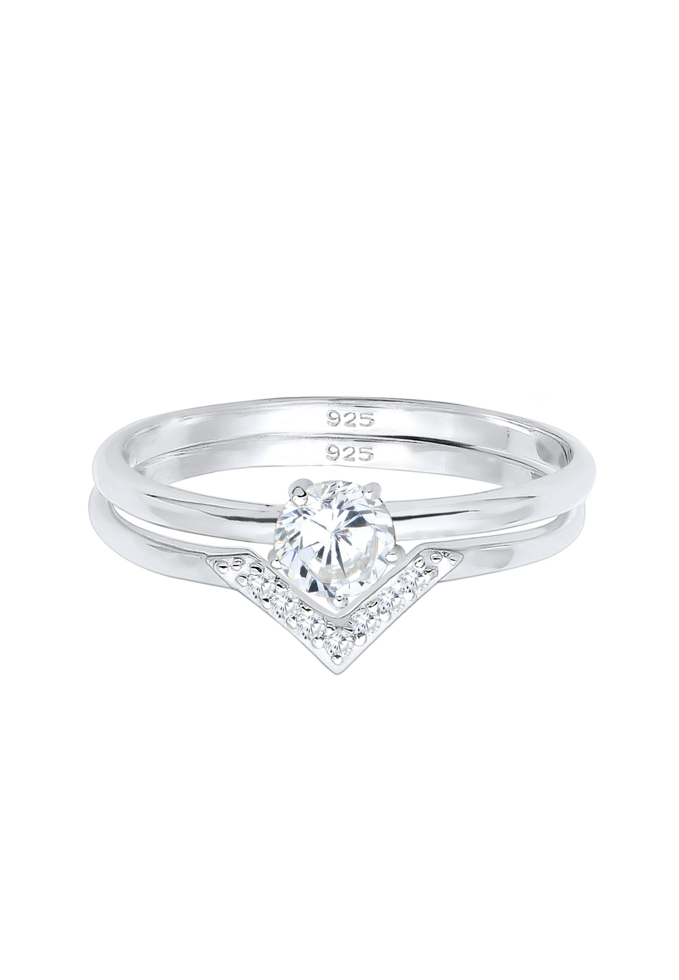 Parure de bijoux 'Dreieck' ELLI en argent