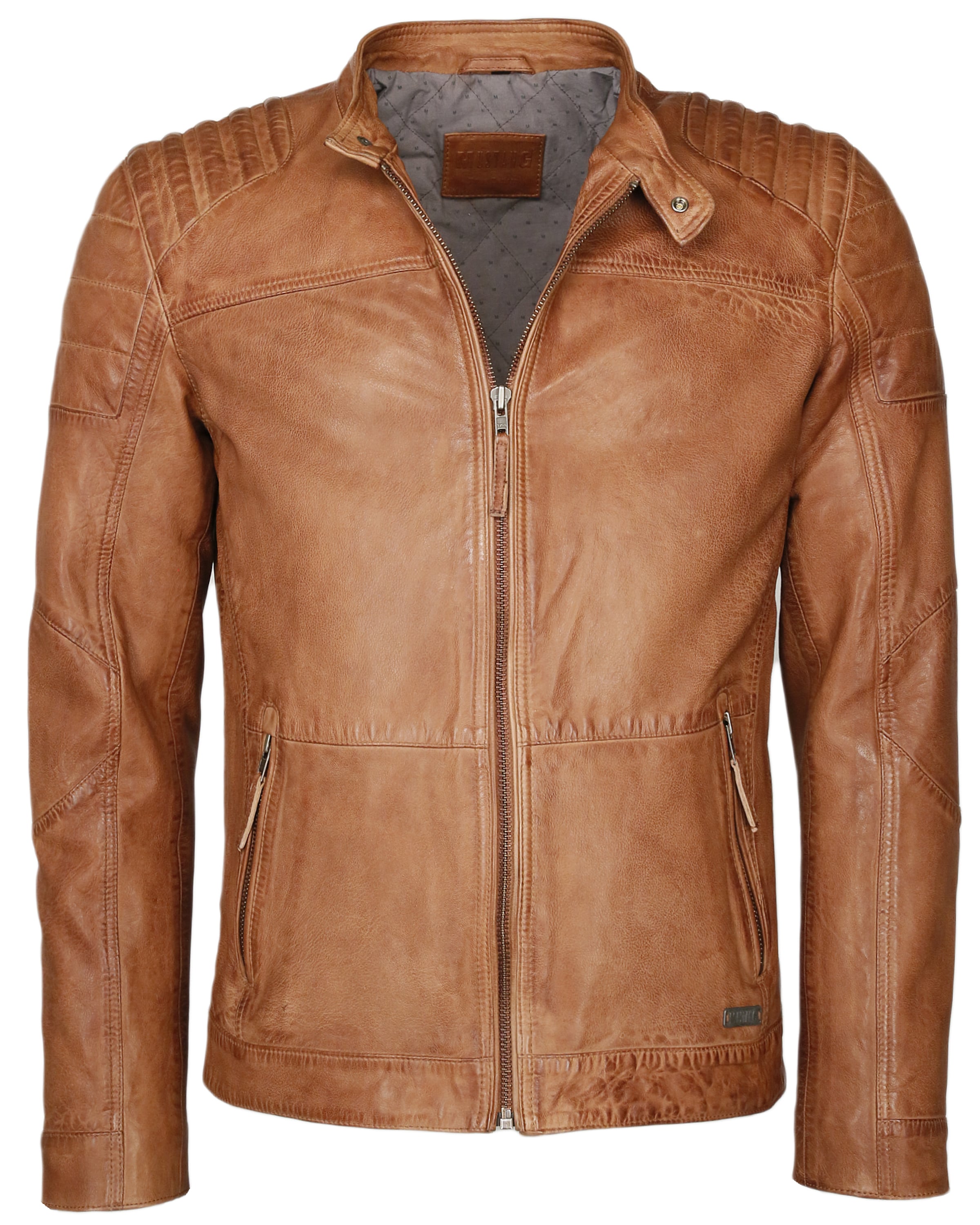 MUSTANG Between-season jacket 'Wellington' in Brown: front