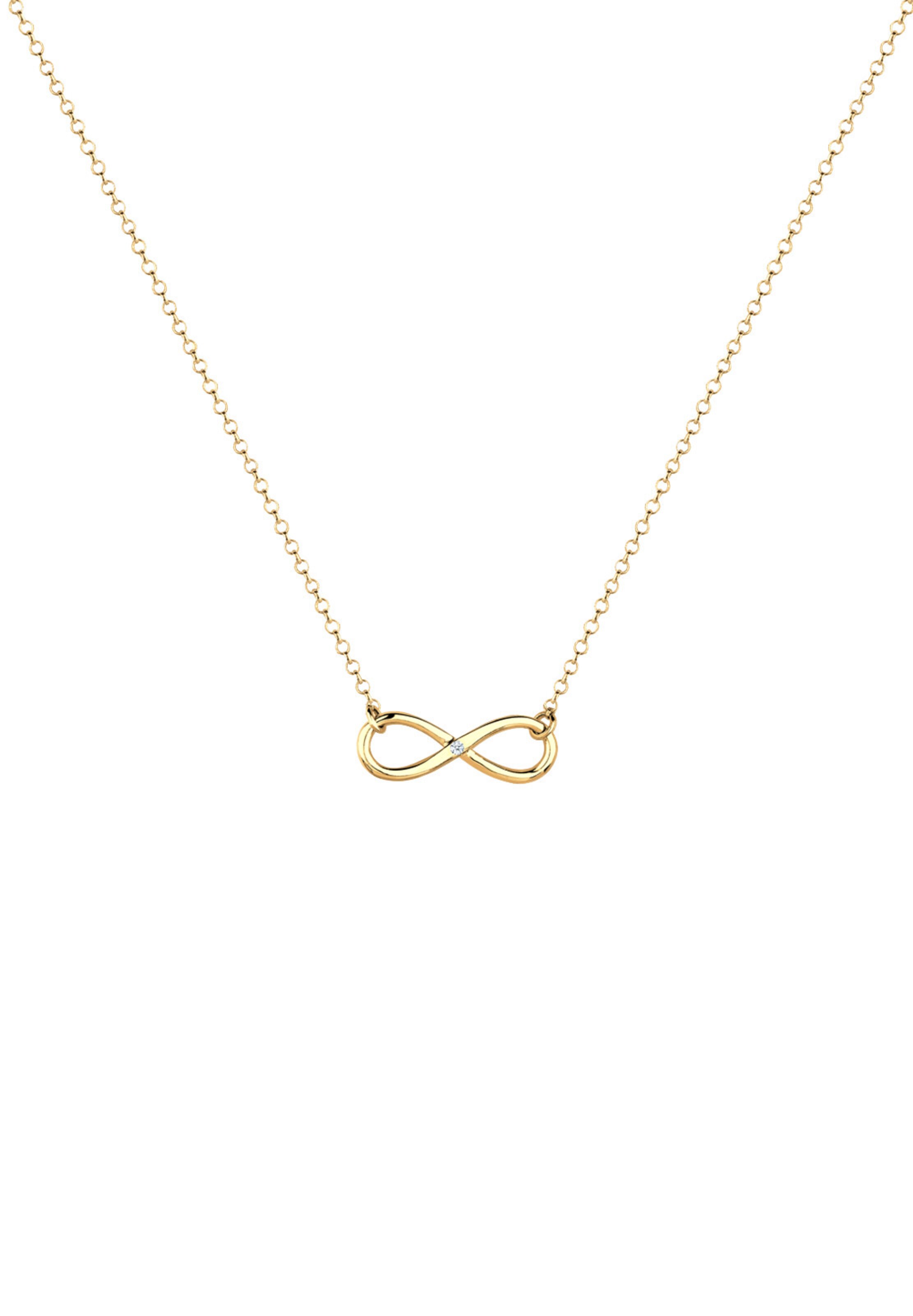 Elli DIAMONDS Kette 'Infinity' in Gold