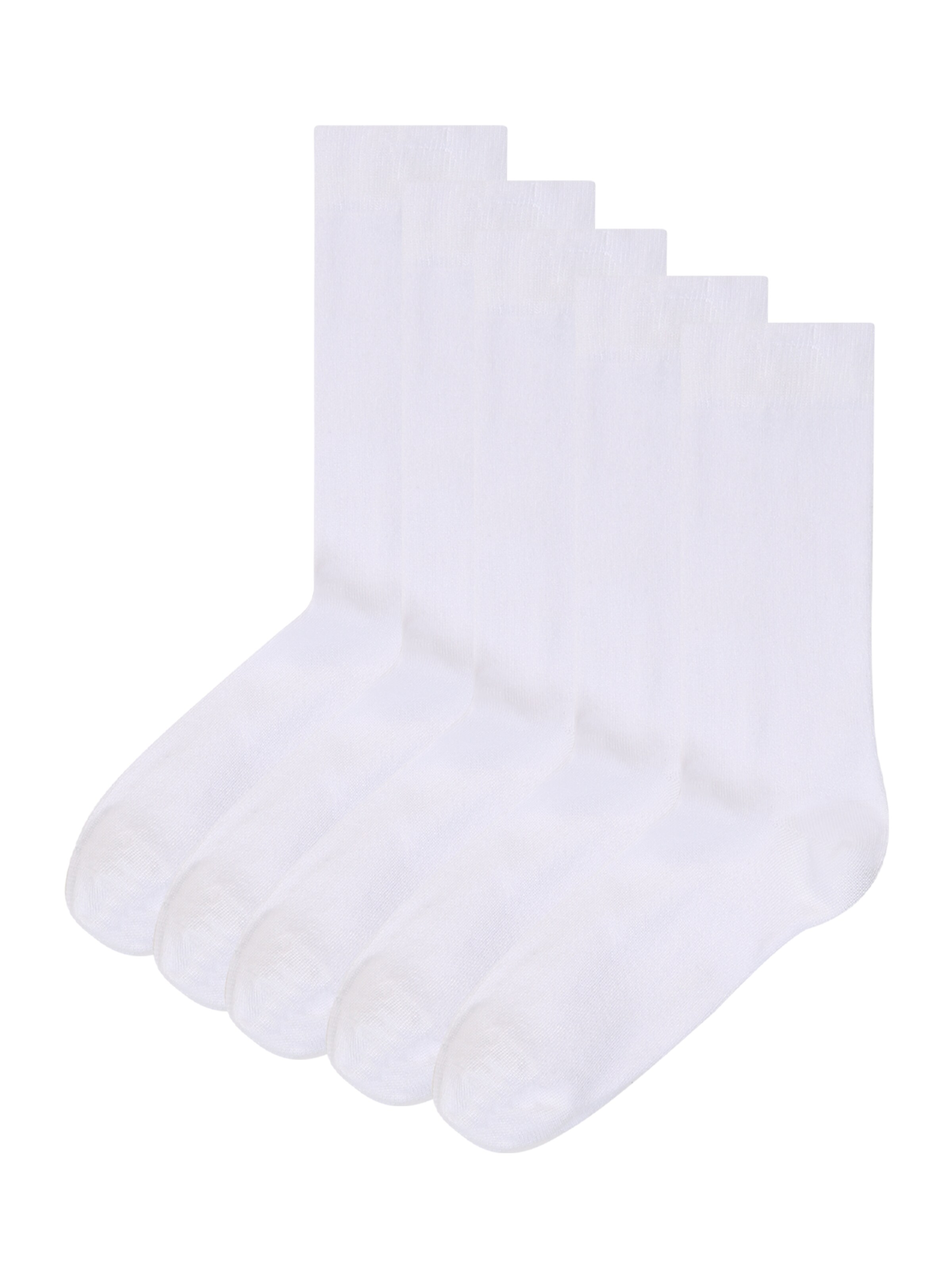 Chaussettes 'Bamboo' Resteröds en blanc : devant