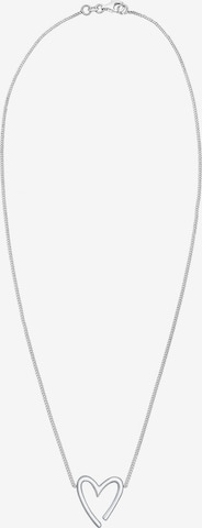 ELLI Halskette 'Herz' in Silber: predná strana