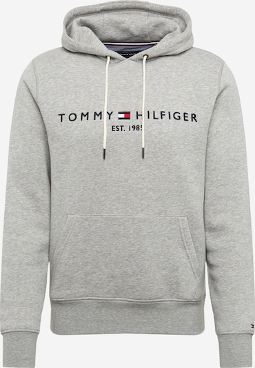 TOMMY HILFIGER Mikina - námořnická modř / šedý melír / červená / bílá, Produkt