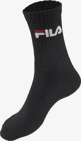 FILA Athletic Socks in Black