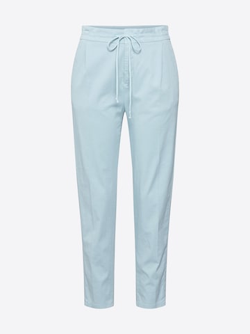 DRYKORN Regular Pleat-Front Pants 'LEVEL' in Blue: front