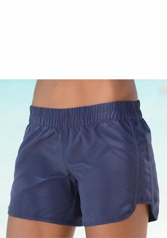 LASCANA Plavecké šortky – modrá: přední strana
