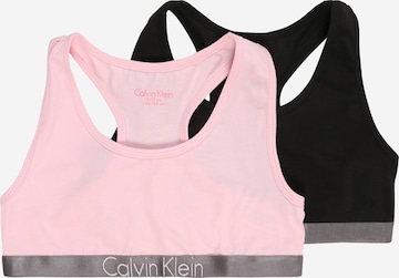 Calvin Klein Underwear صدرية حمالة صدر بلون زهري: الأمام