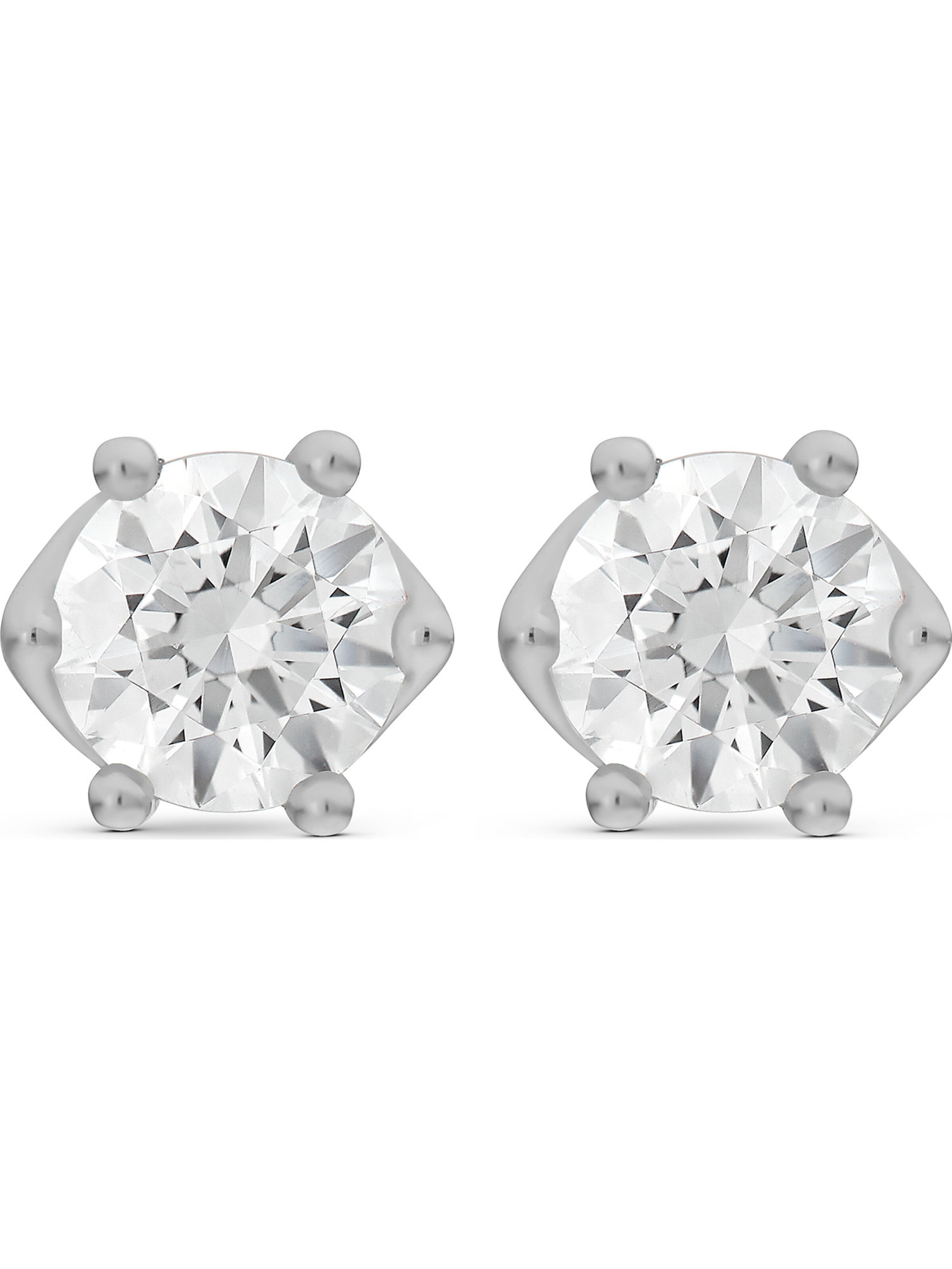 CHRIST Ohrstecker in Silber: Vorderseite